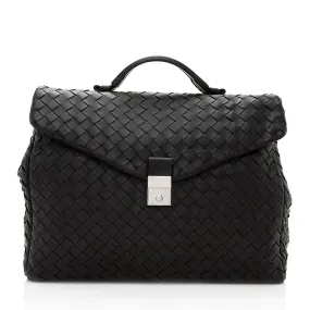 Bottega Veneta Intrecciato Nappa Portfolio Briefcase (SHF-18249)