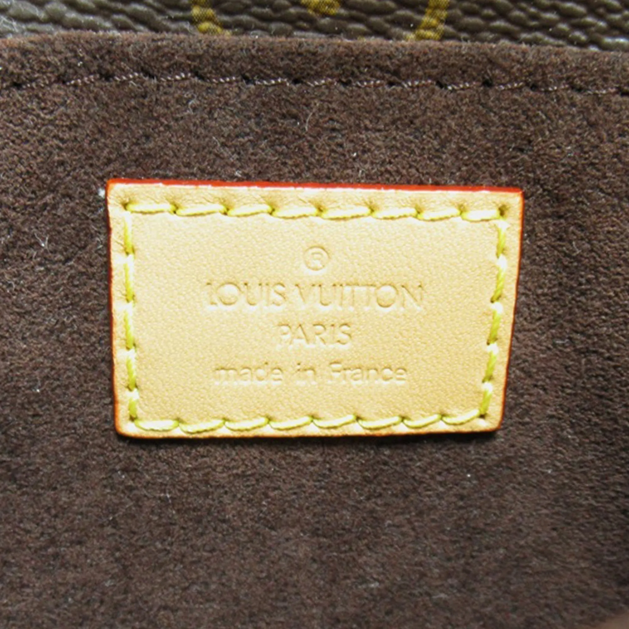 Brown Louis Vuitton Monogram Micro Metis Satchel