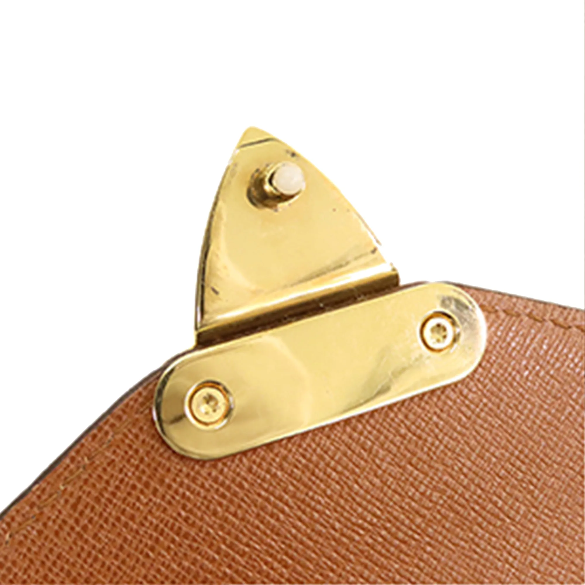 Brown Louis Vuitton Monogram Monceau 28 Satchel