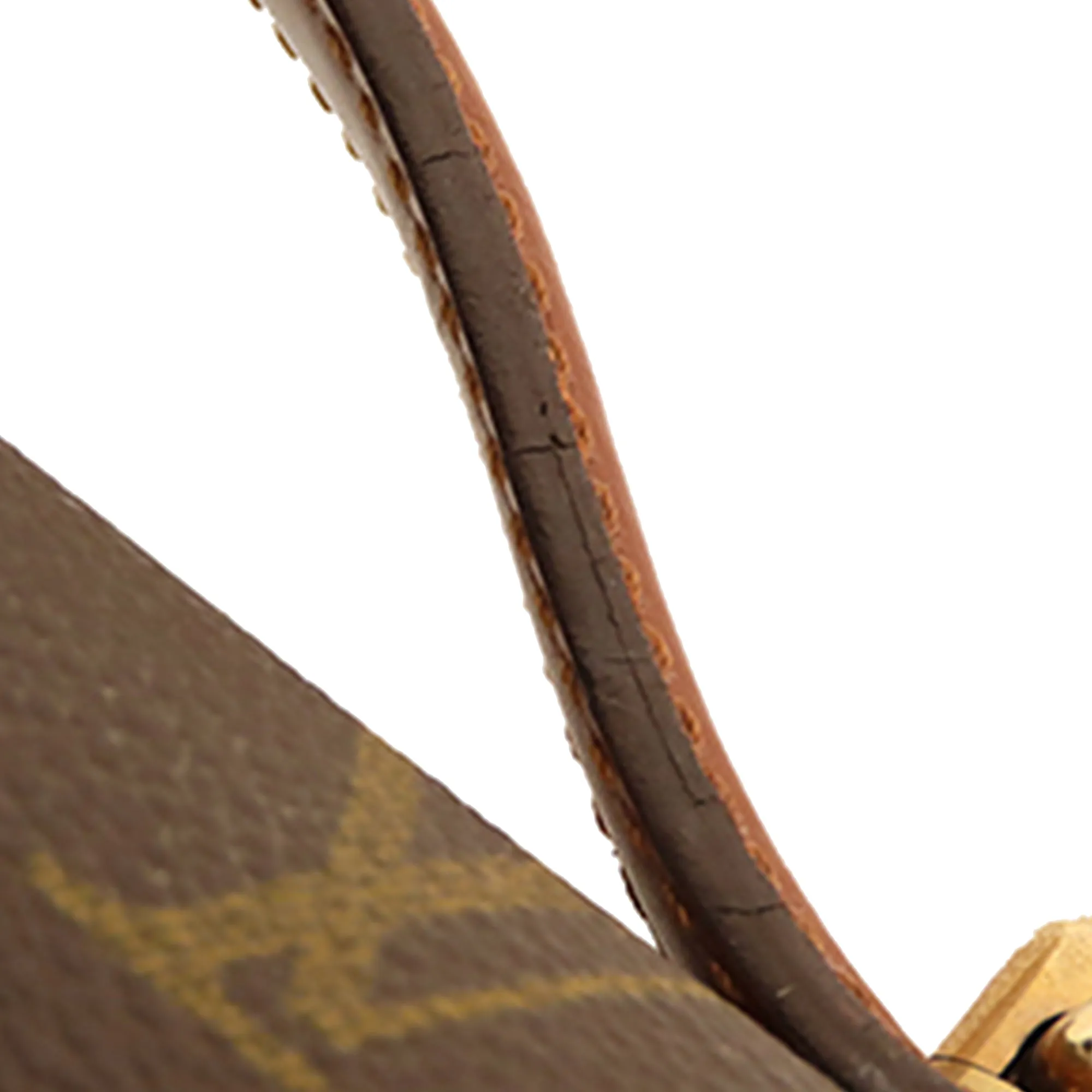 Brown Louis Vuitton Monogram Monceau 28 Satchel