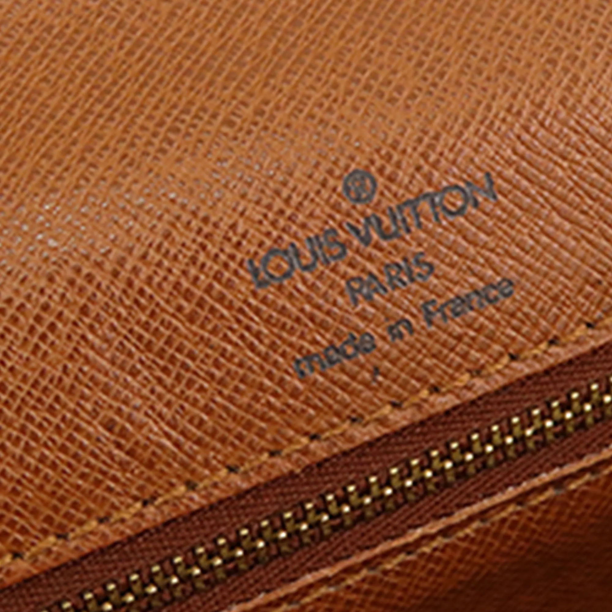 Brown Louis Vuitton Monogram Monceau 28 Satchel