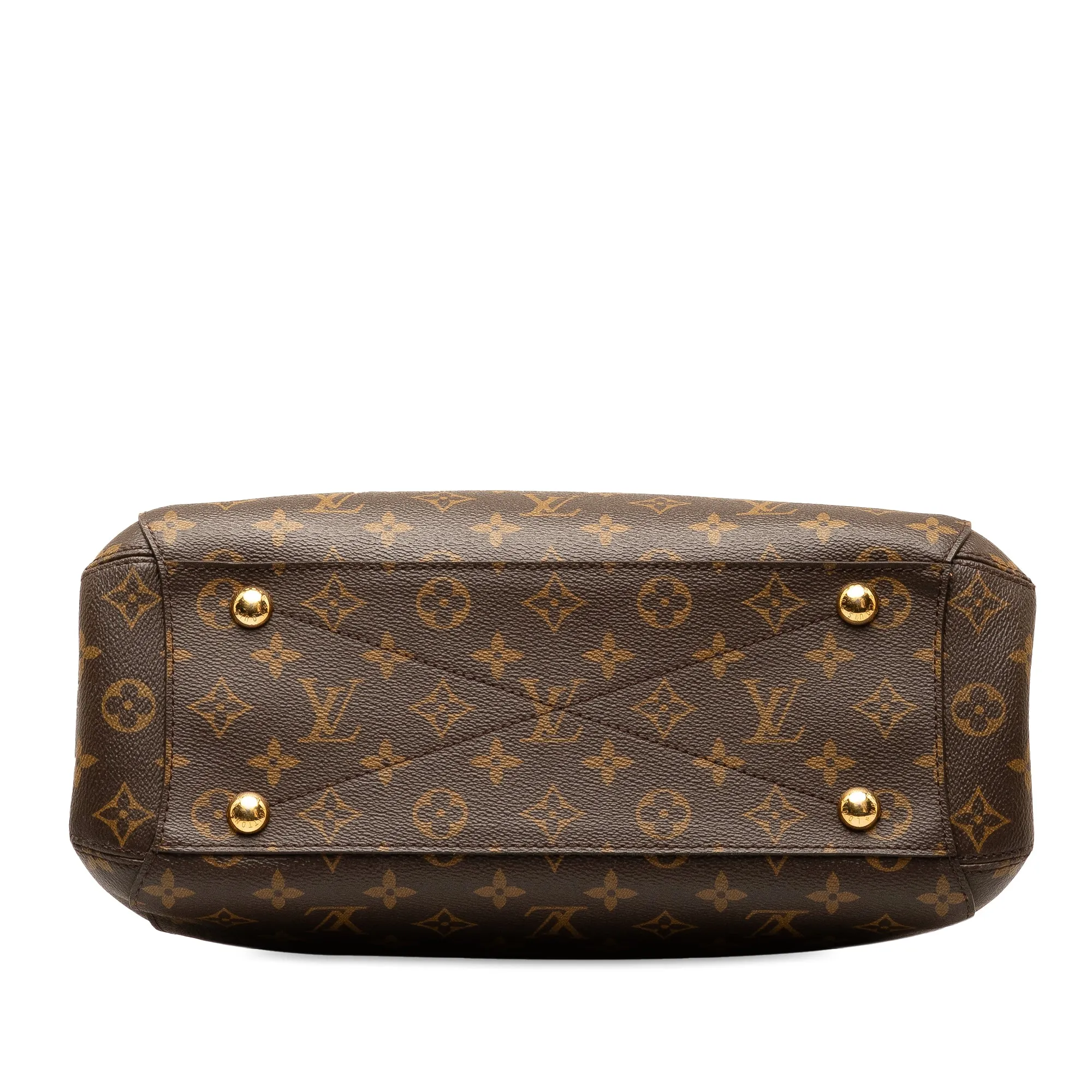 Brown Louis Vuitton Monogram Montaigne MM Satchel
