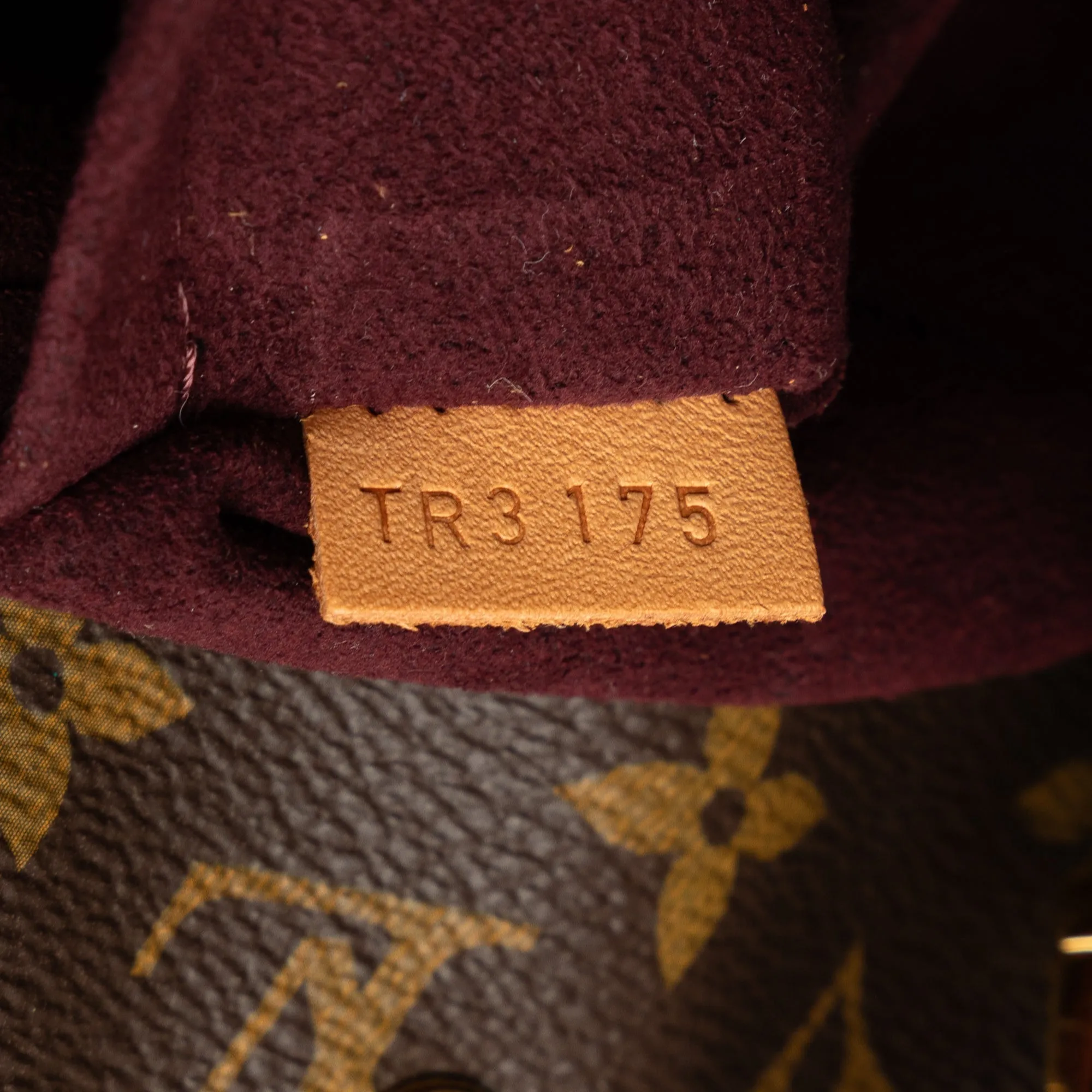 Brown Louis Vuitton Monogram Montaigne MM Satchel