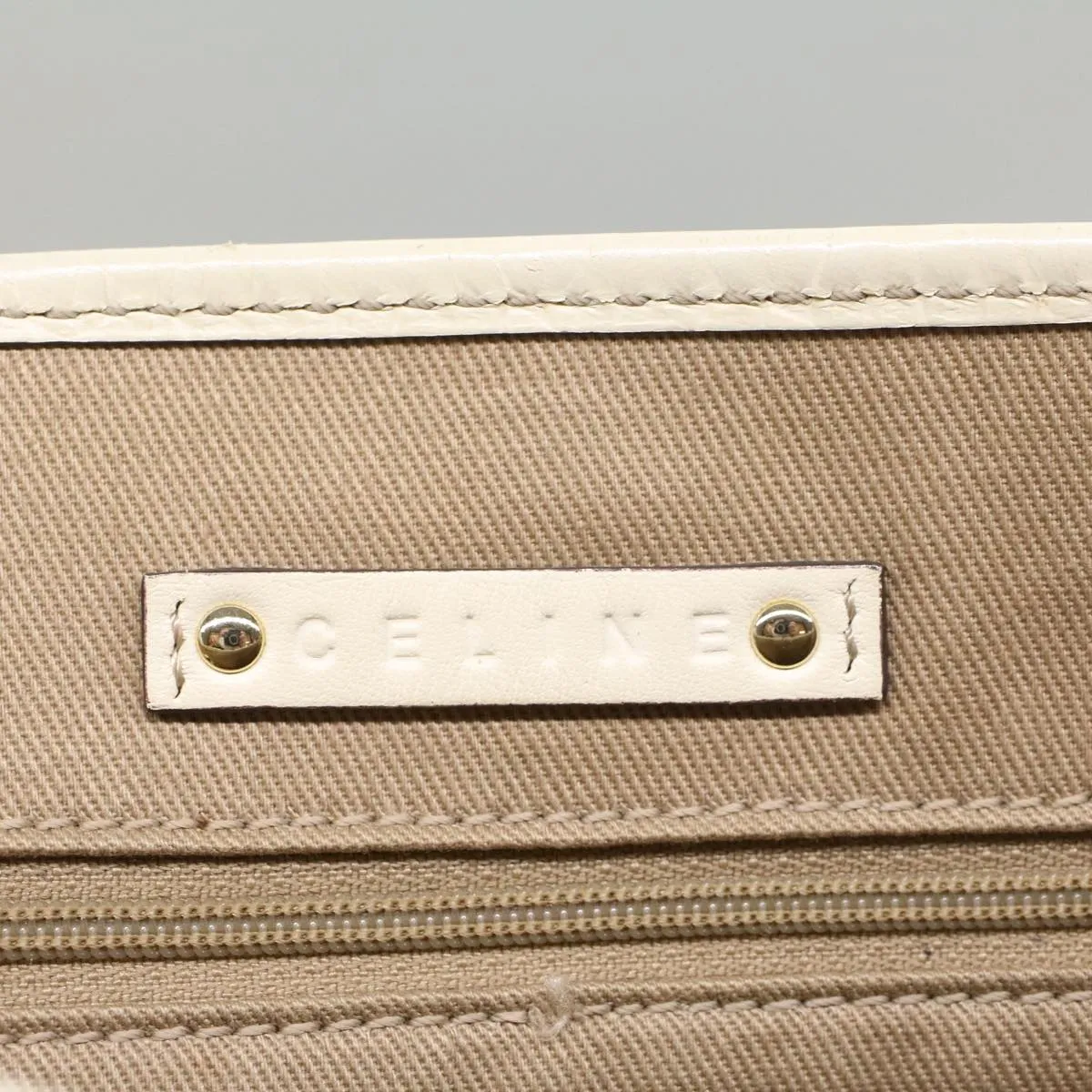 GUCCI Canvas Céline Macadam Tote