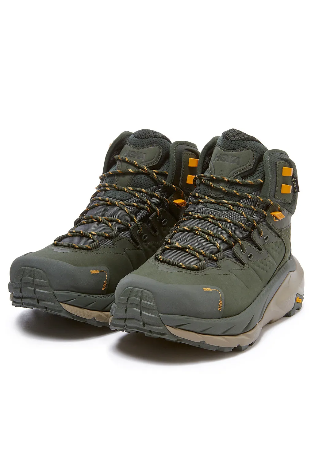 Hoka Kaha 2 GORE-TEX Men's Boots - Duffel Bag/Radiant Yellow