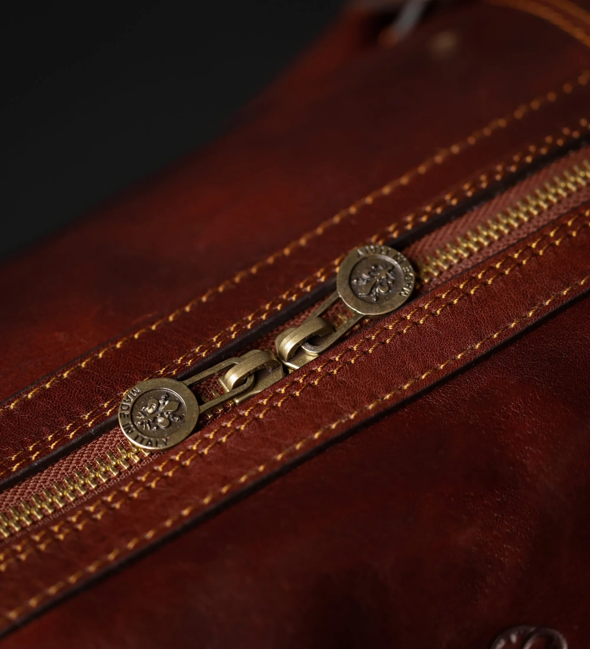 Leather Duffel Bag for Women - To the Lighthouse