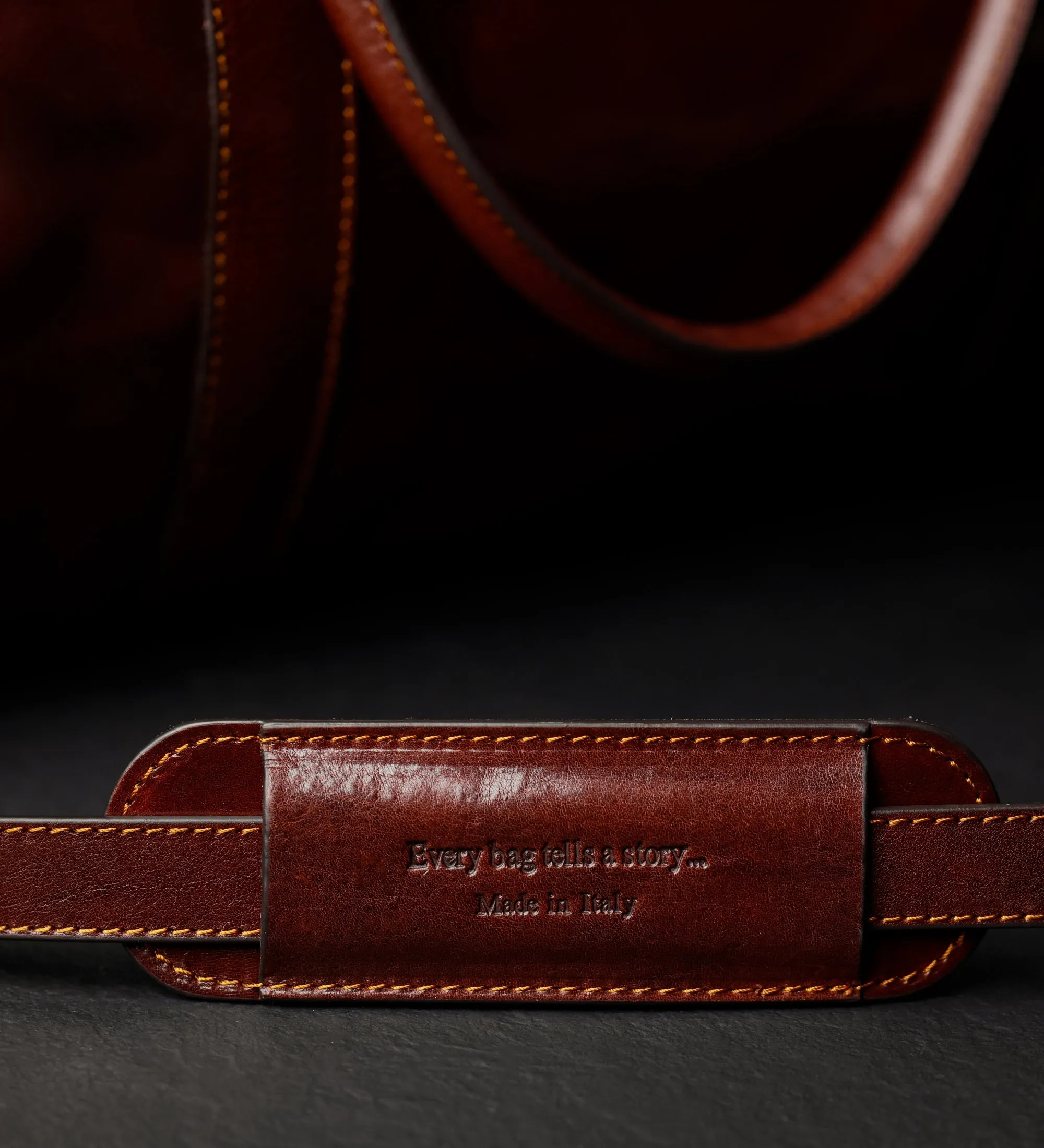Leather Duffel Bag for Women - To the Lighthouse