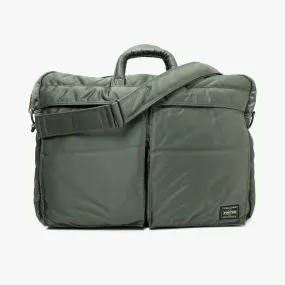 Porter Tanker 2WAY Briefcase / Sage Green