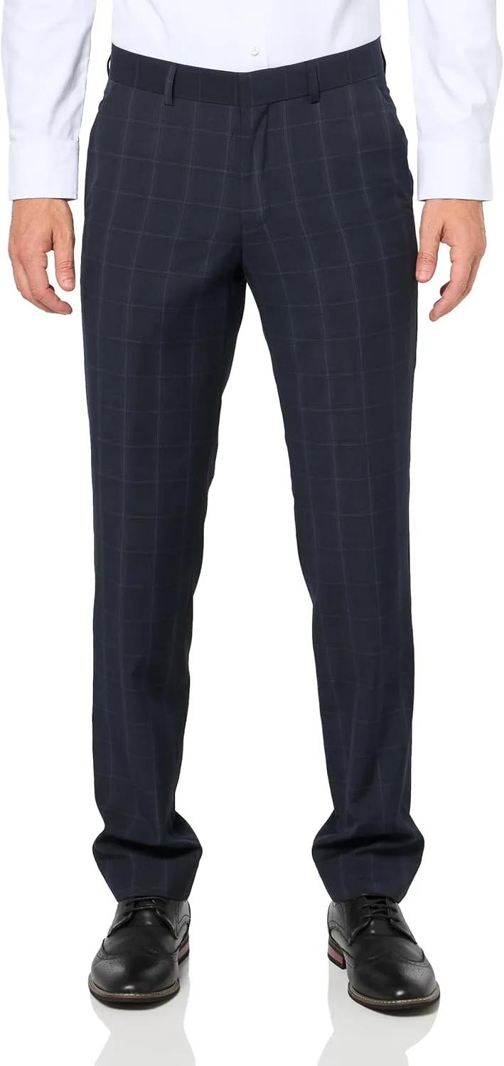 Robert Kent Men's Performance Modern Slim Suit Separate Pants