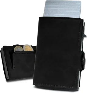 slimfin Slim Wallet with Coin Compartment - Card Holder - Men's Wallet - Wallet - Wallet - Card Holder Small/Mini with RFID Protection - Unisex