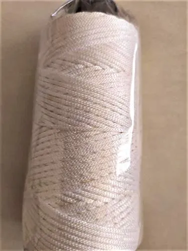 The Lovely Creations Knitting Yarn Crochet Thread for Crochet Projects and Applique, Hand Bags, Lace Trim Set of 2, Color : White