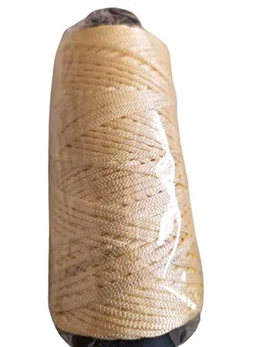 The Lovely Creations New Knitting Yarn Crochet Thread for Crochet Projects and Applique, Hand Bags, Lace Trim Set of 2 (CREAM)