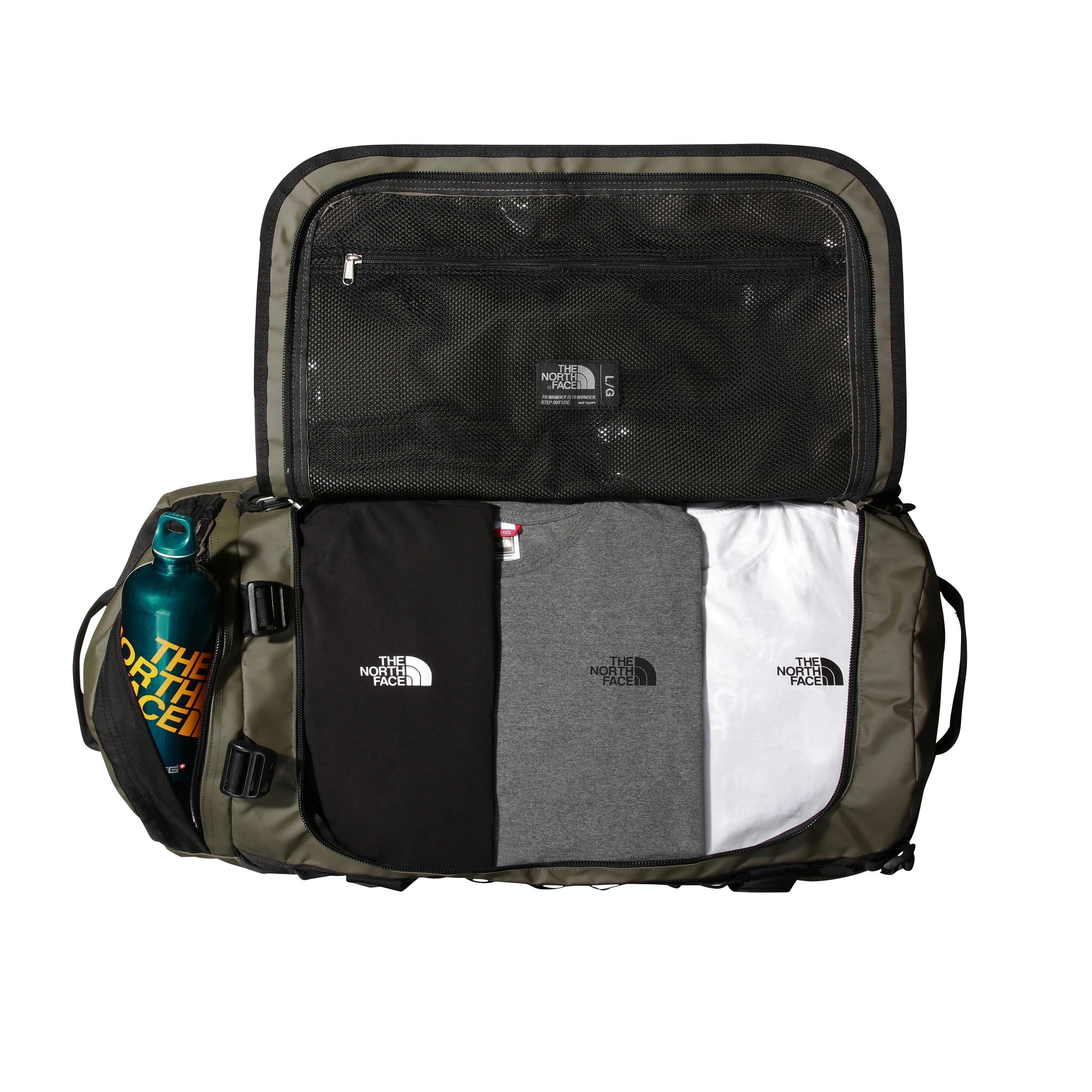 The North Face Base Camp Duffel - L New Taupe Green/TNF Black | Buy The North Face Base Camp Duffel - L New Taupe Green/TNF Black here | Outnorth