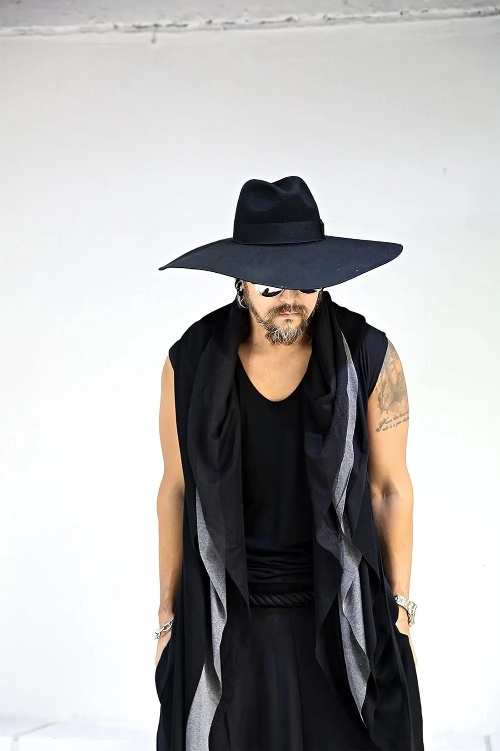 Unisex Modern Chic Classic Style Floppy Wide Brim Fedora Hat