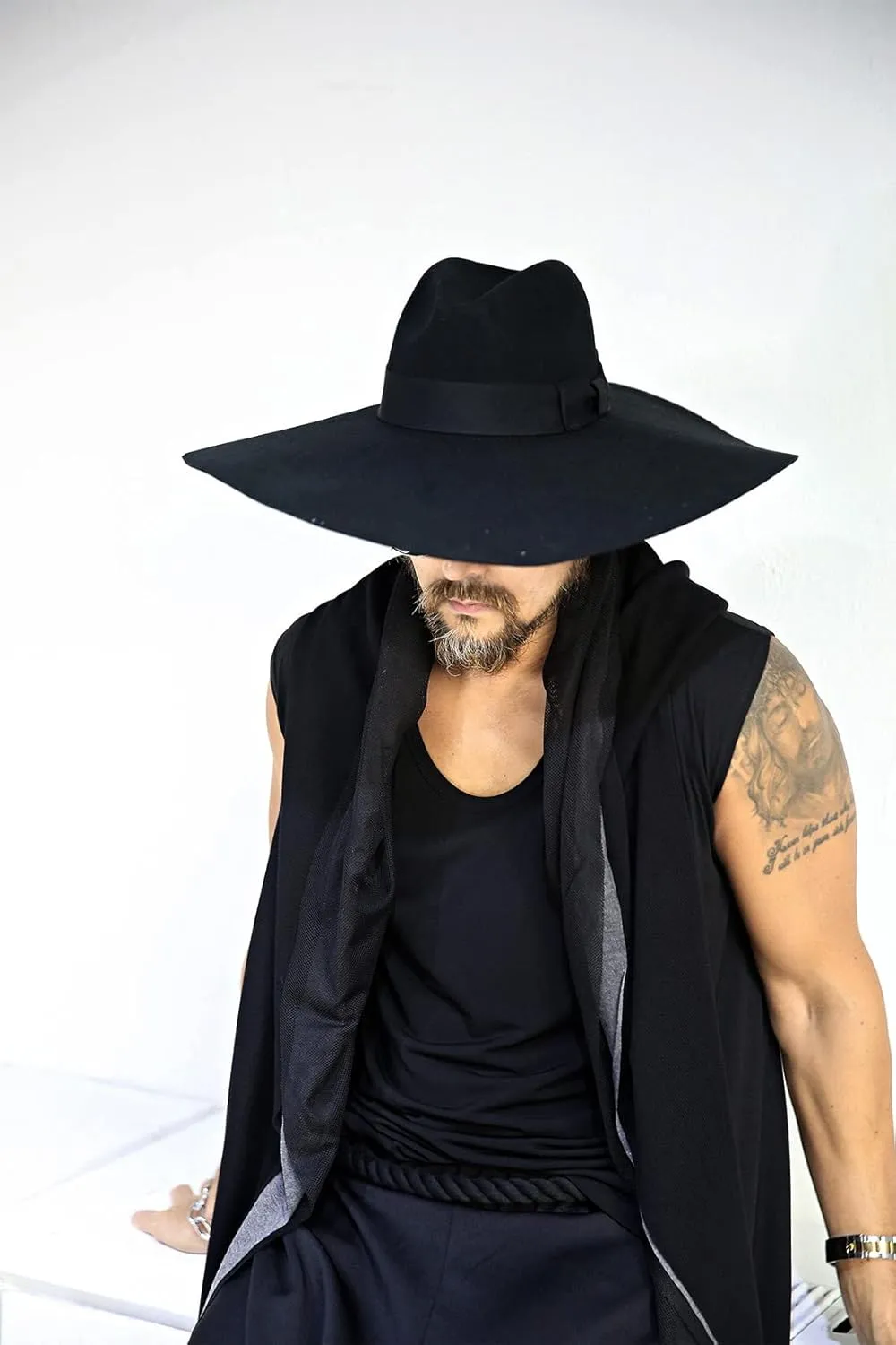 Unisex Modern Chic Classic Style Floppy Wide Brim Fedora Hat