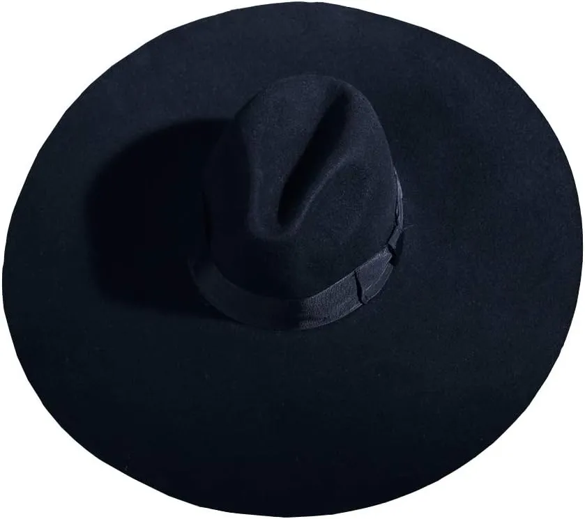 Unisex Modern Chic Classic Style Floppy Wide Brim Fedora Hat